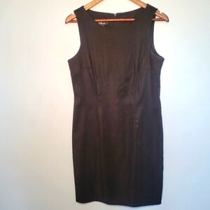 ABG Black‎ Sleeveless Sheath Dress Womens Size 8 Fully Lined